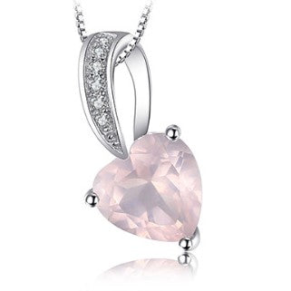 Pink Real Quartz Necklace