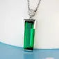 Made Emerald Pendant Necklace