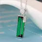 Made Emerald Pendant Necklace