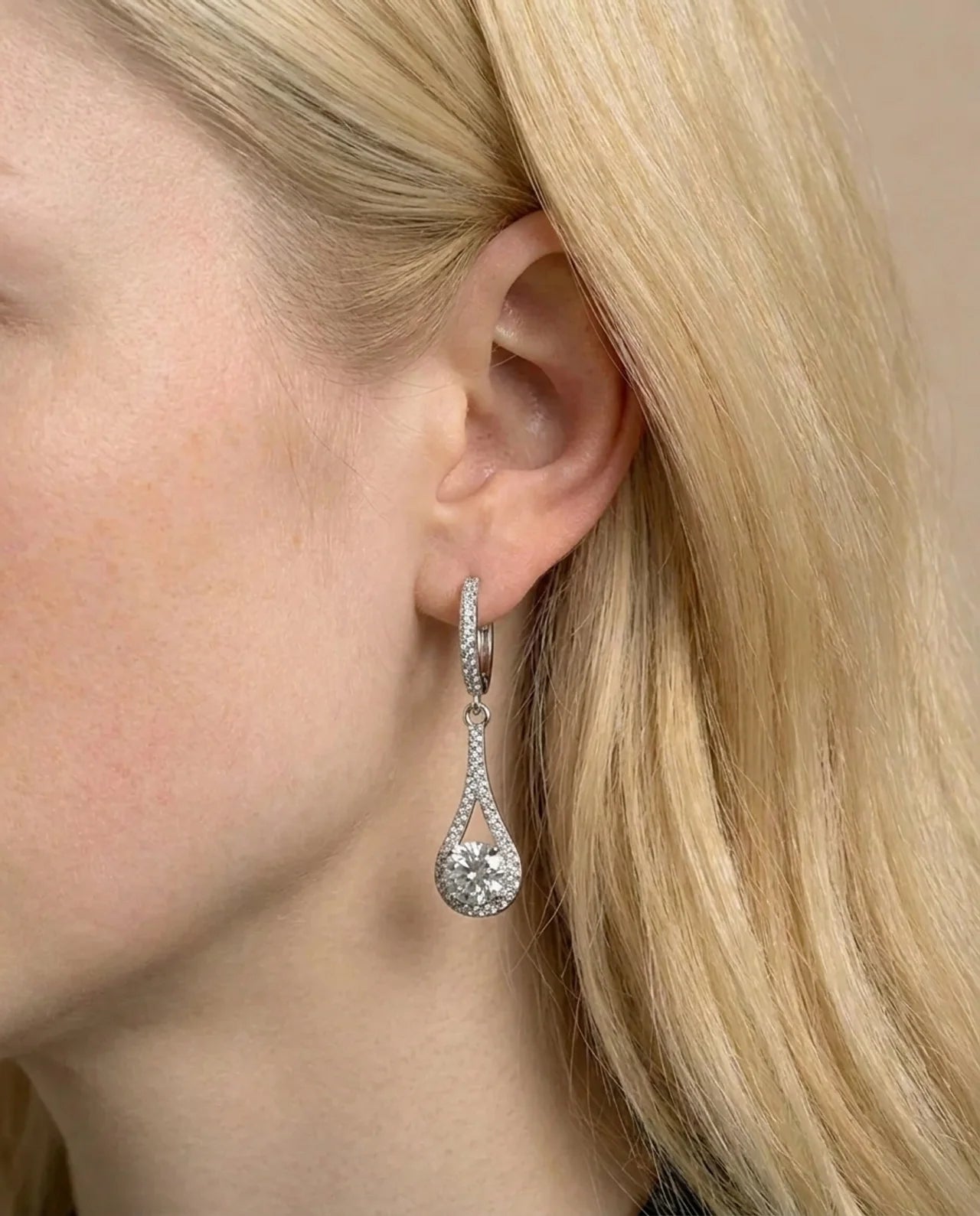 Simulated Diamond Earrings