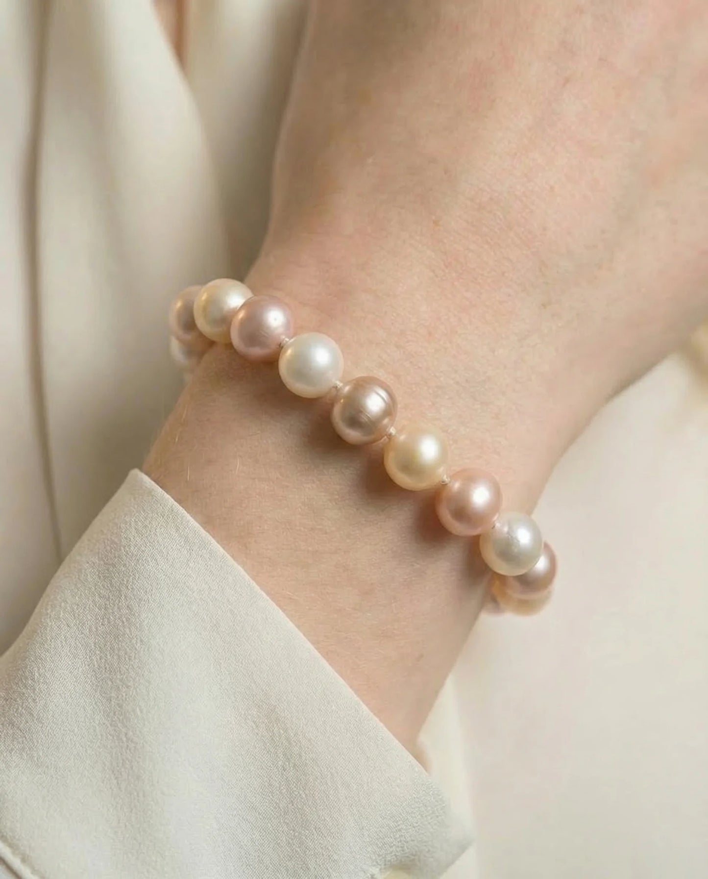 Real Pearl Bracelet Multicolor