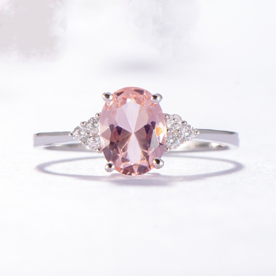 Pink Made Morganite Ring – Pure Gems