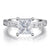 1.5 carat Princess Cut diamond ring