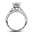 1.5 carat Princess cut engagement ring