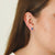 Blue Oval Sapphire Earrings