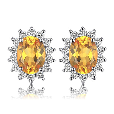 Citrine Earrings: Yellow Gemstone Earrings for Women