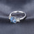 Topaz Diamond Ring