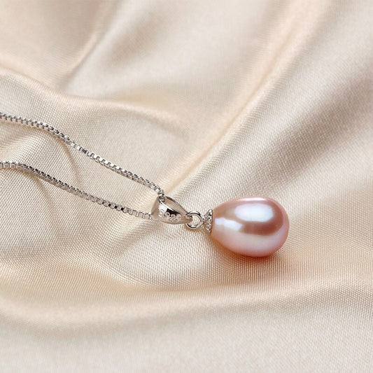 Real Purple Pearl Necklace