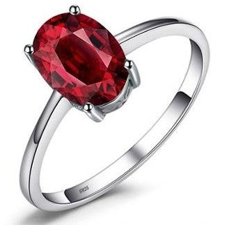 Real Garnet Stone ring