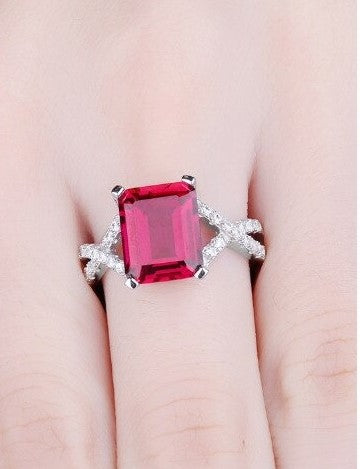 Ruby Engagement Ring