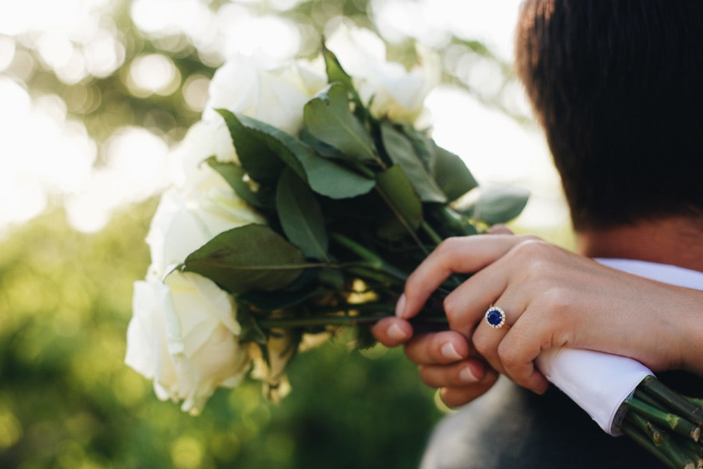 Sapphire and Diamond Ring