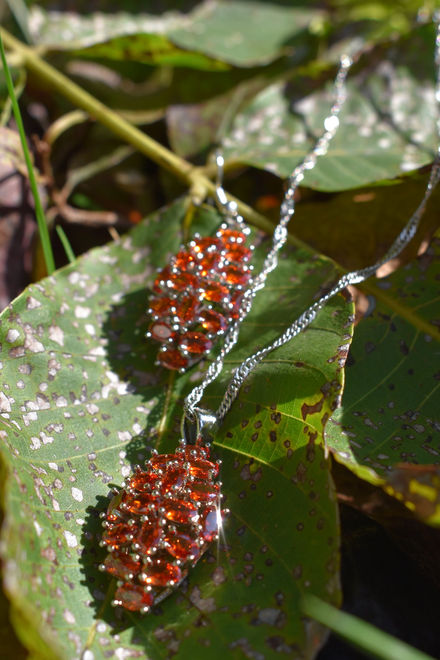 Natural Garnet Composed Necklace