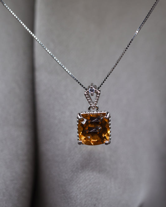 Natural Citrine necklace