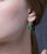 Store lavet smaragd øreringe