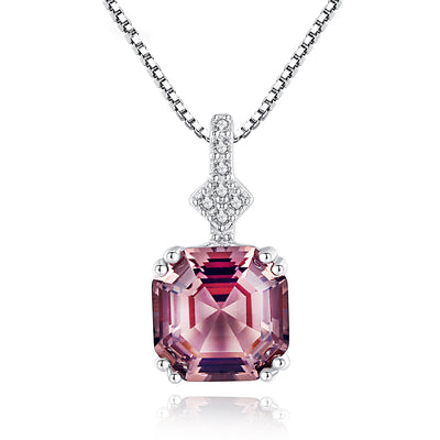 Pink Real morganite stone Necklace