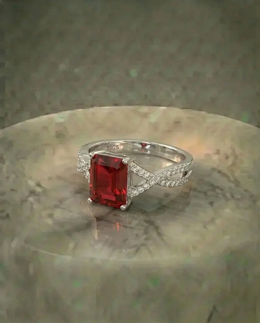 Ruby Engagement Ring