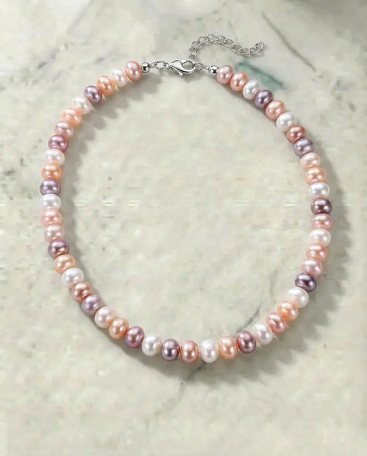 Multicolor Pearl Necklace