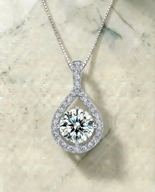 Simulated Diamond Necklace