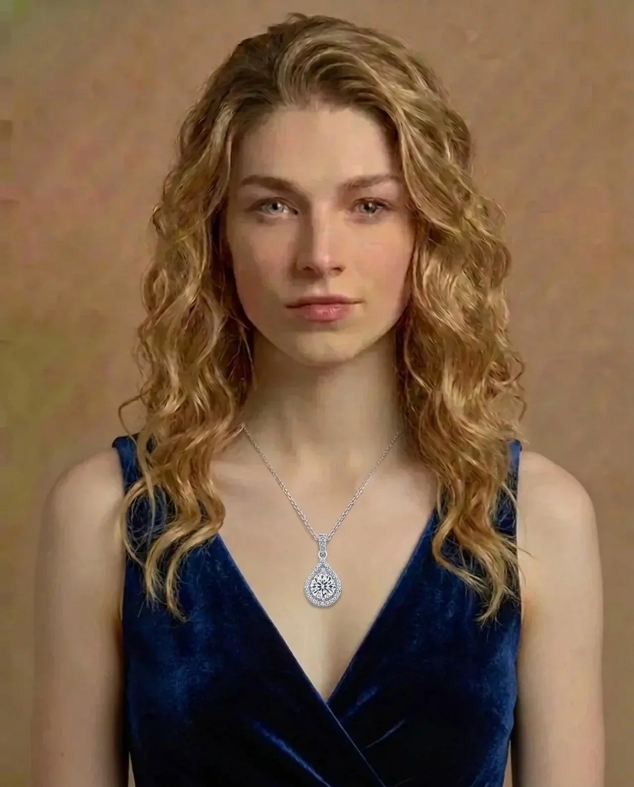 Simulated Diamond Necklace