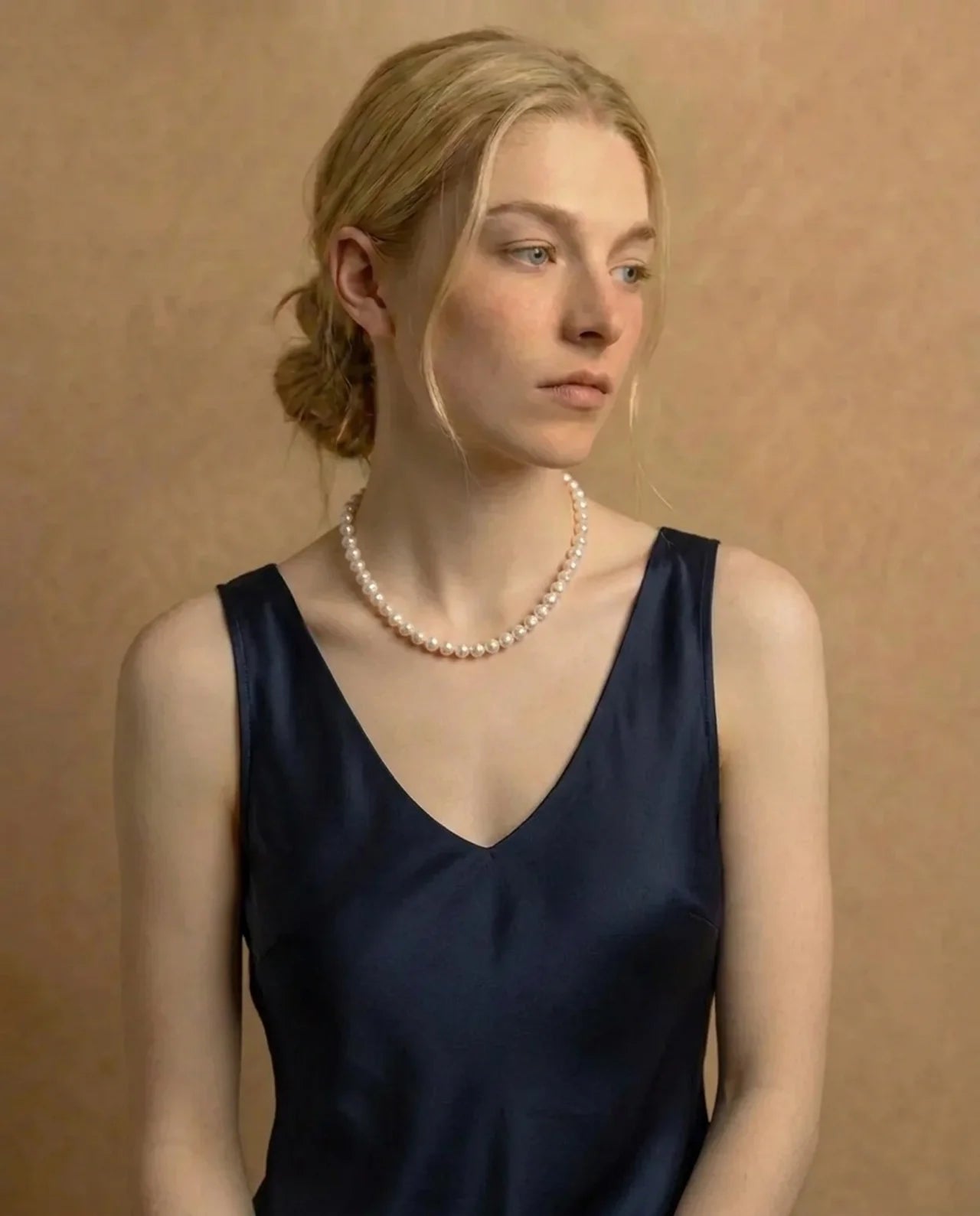 Real White Pearl Strand -kaulakoru