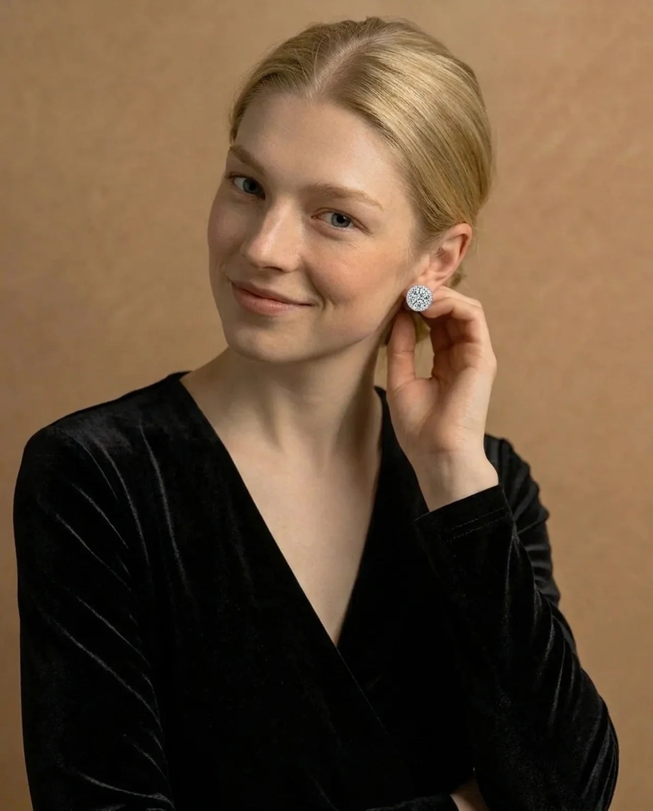 Simulated Diamond Stud Earrings