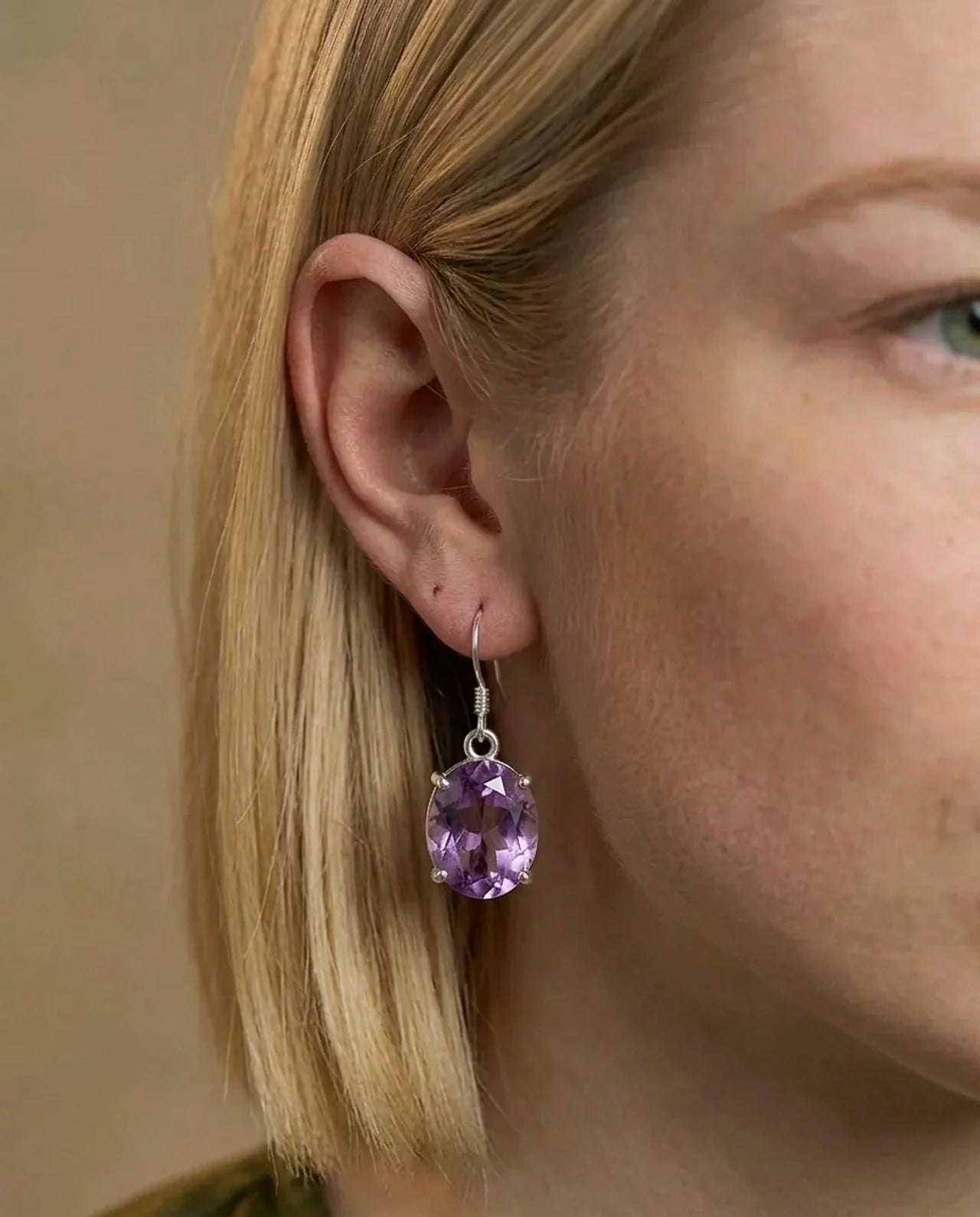 Made Pink Topaz earrings