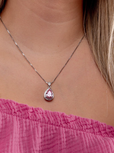 Made Pink Topaz Necklace