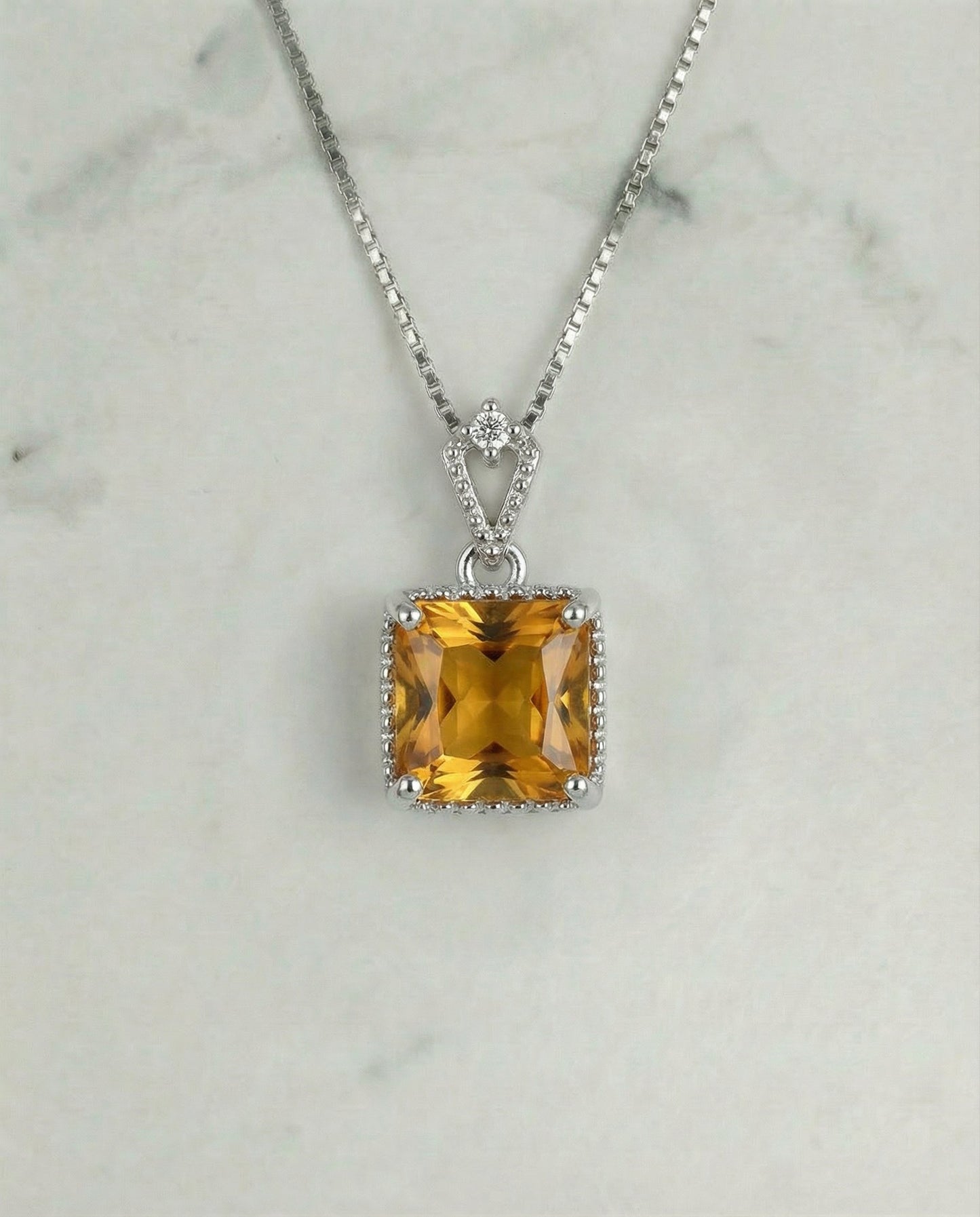 Natural Citrine necklace