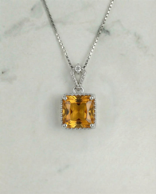 Natural Citrine necklace