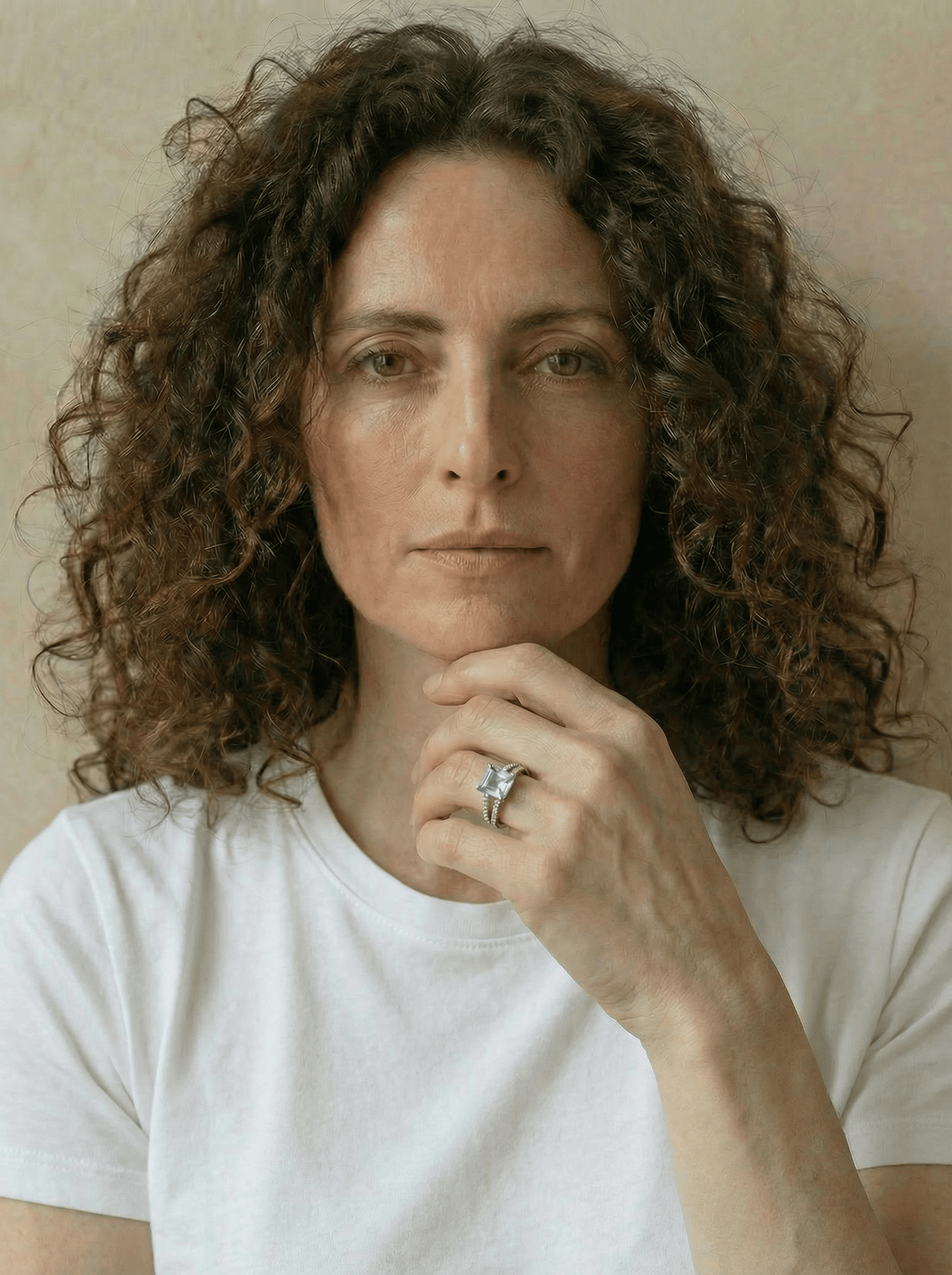 Real Natural Blue Topaz Ring