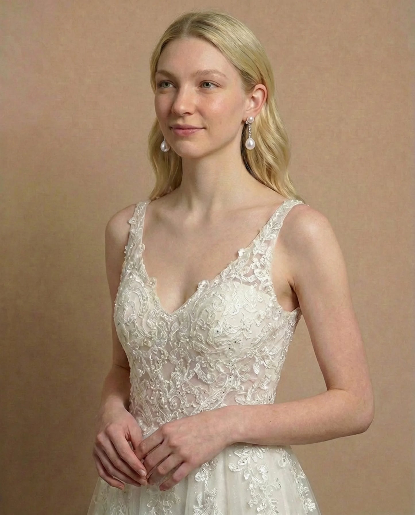 Norsunluu kaksi helmikorvakorua