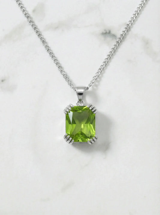 Real natural Large Peridot pendant