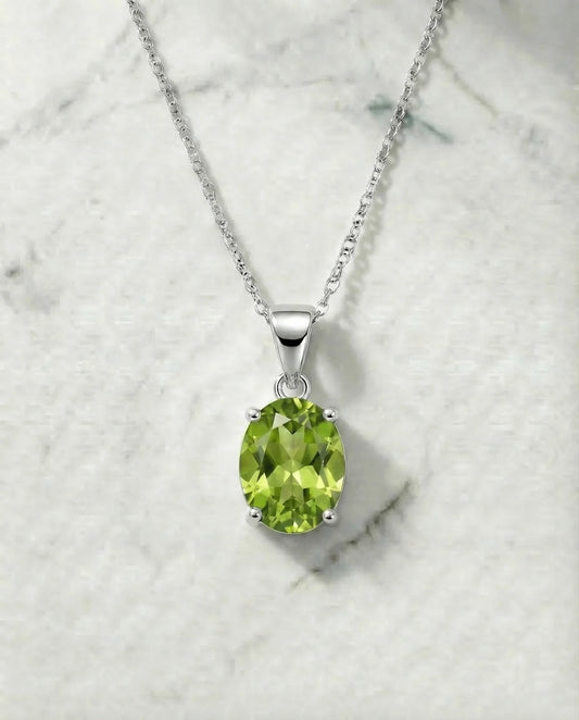 Real Natural Peridot Pendant