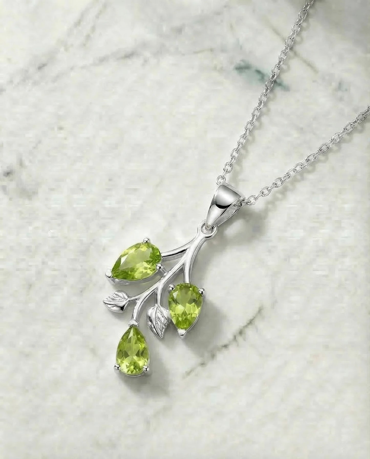 Real Peridot Stone Pendant