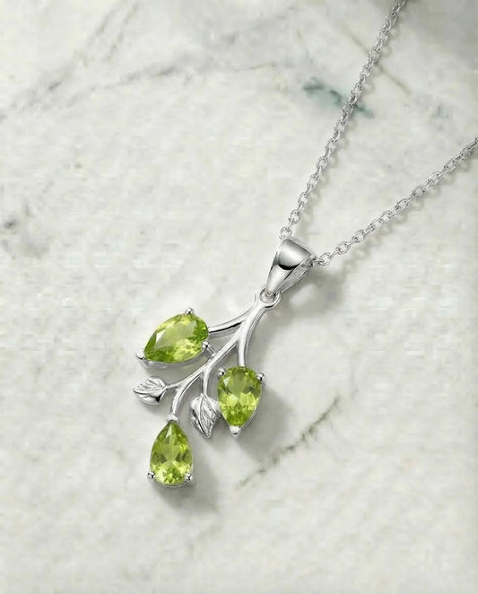 Real Peridot Stone Pendant