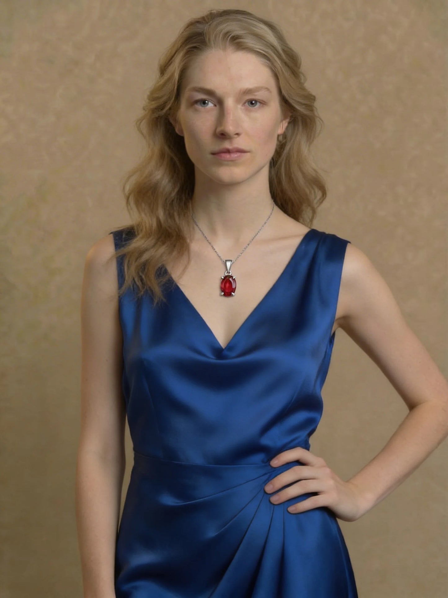 Natural Garnet Necklace
