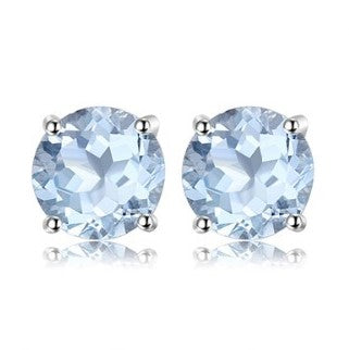 Real Topaz stud Earrings