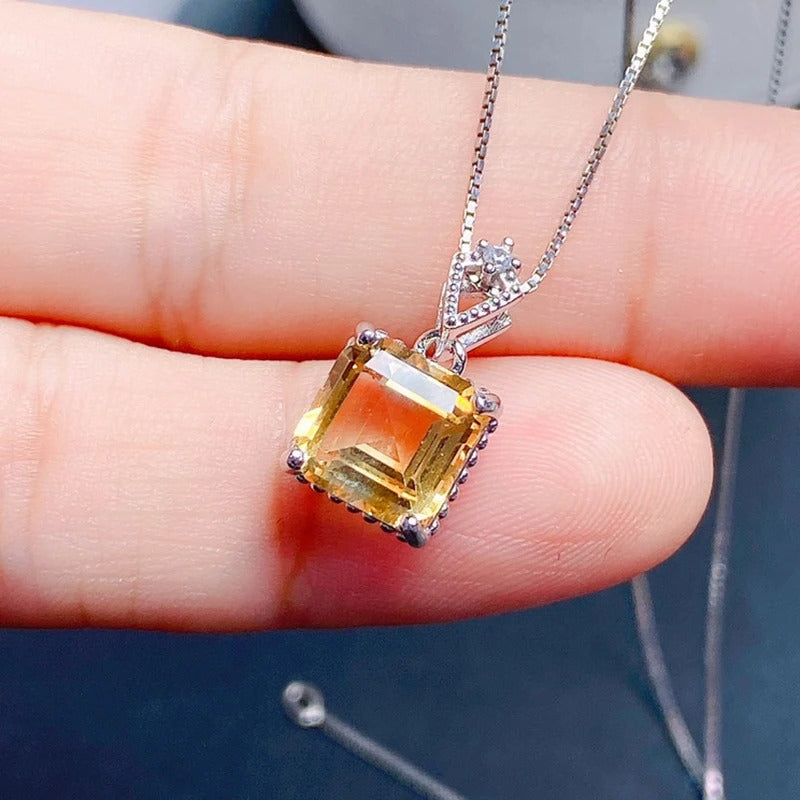 Natural Citrine necklace