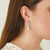 1 carat simulated diamond earrings