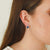 Round Sapphire Earrings
