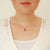 Ruby Birthstone Necklace
