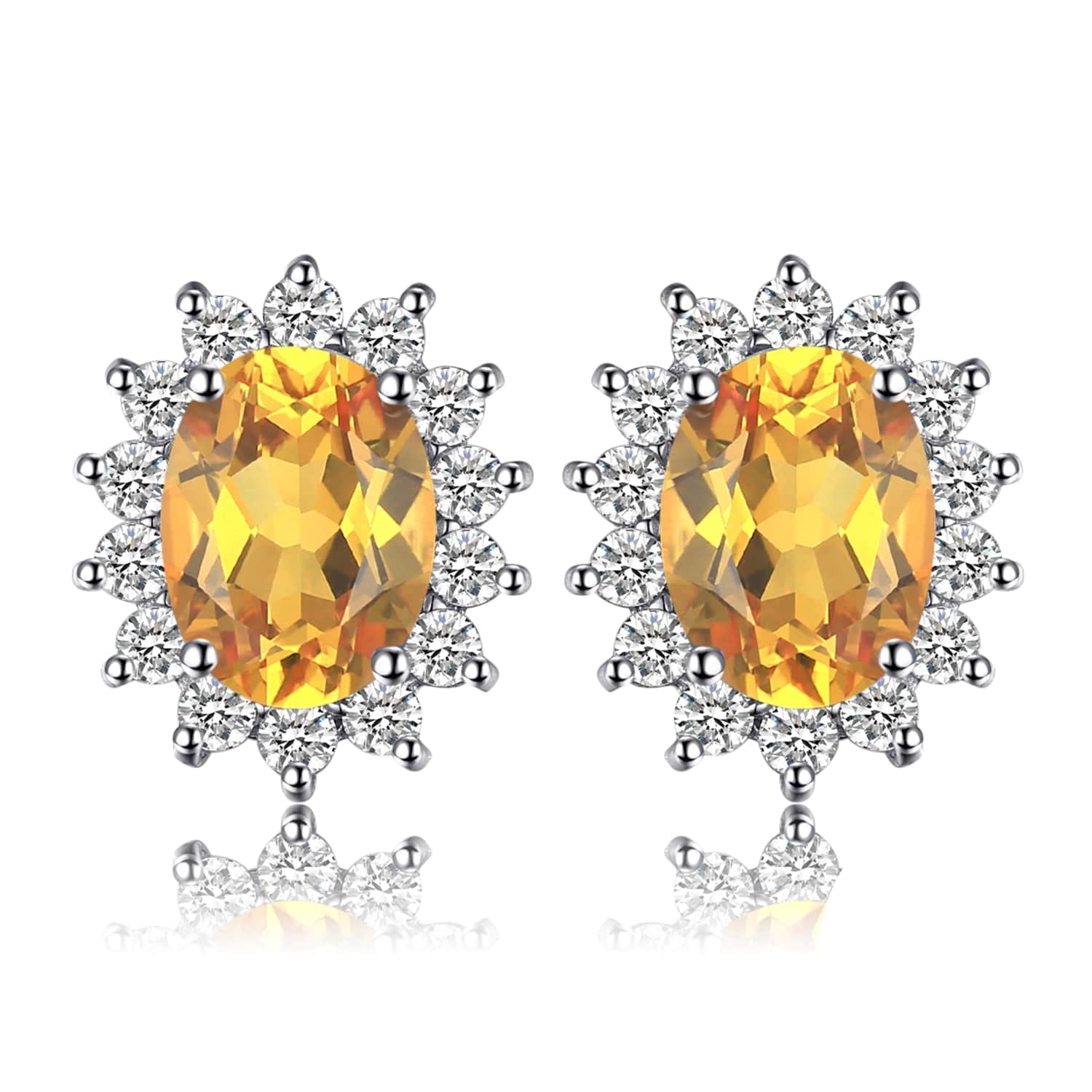 Citrine Earrings: Yellow Gemstone Earrings for Women