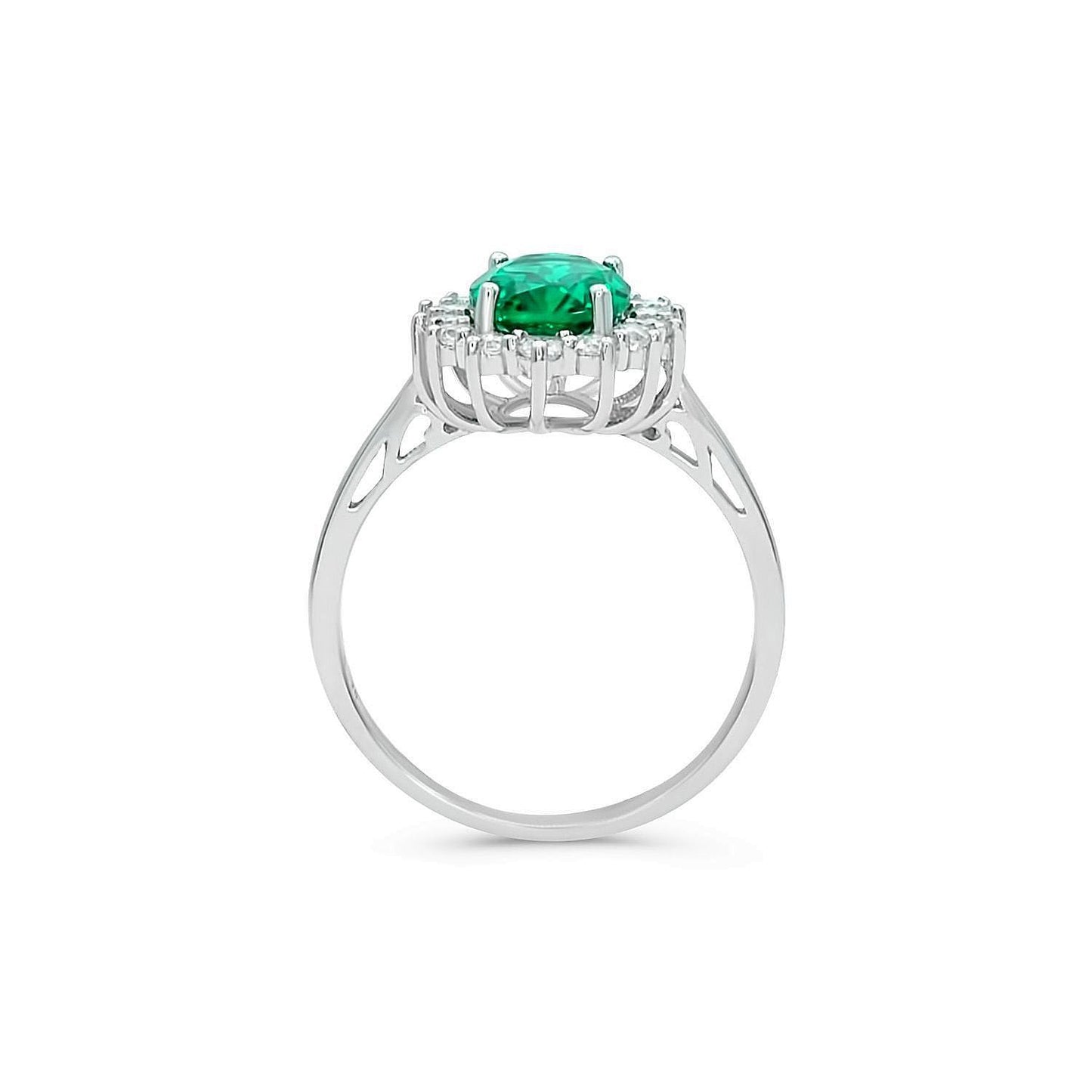 Oval Emerald Ring