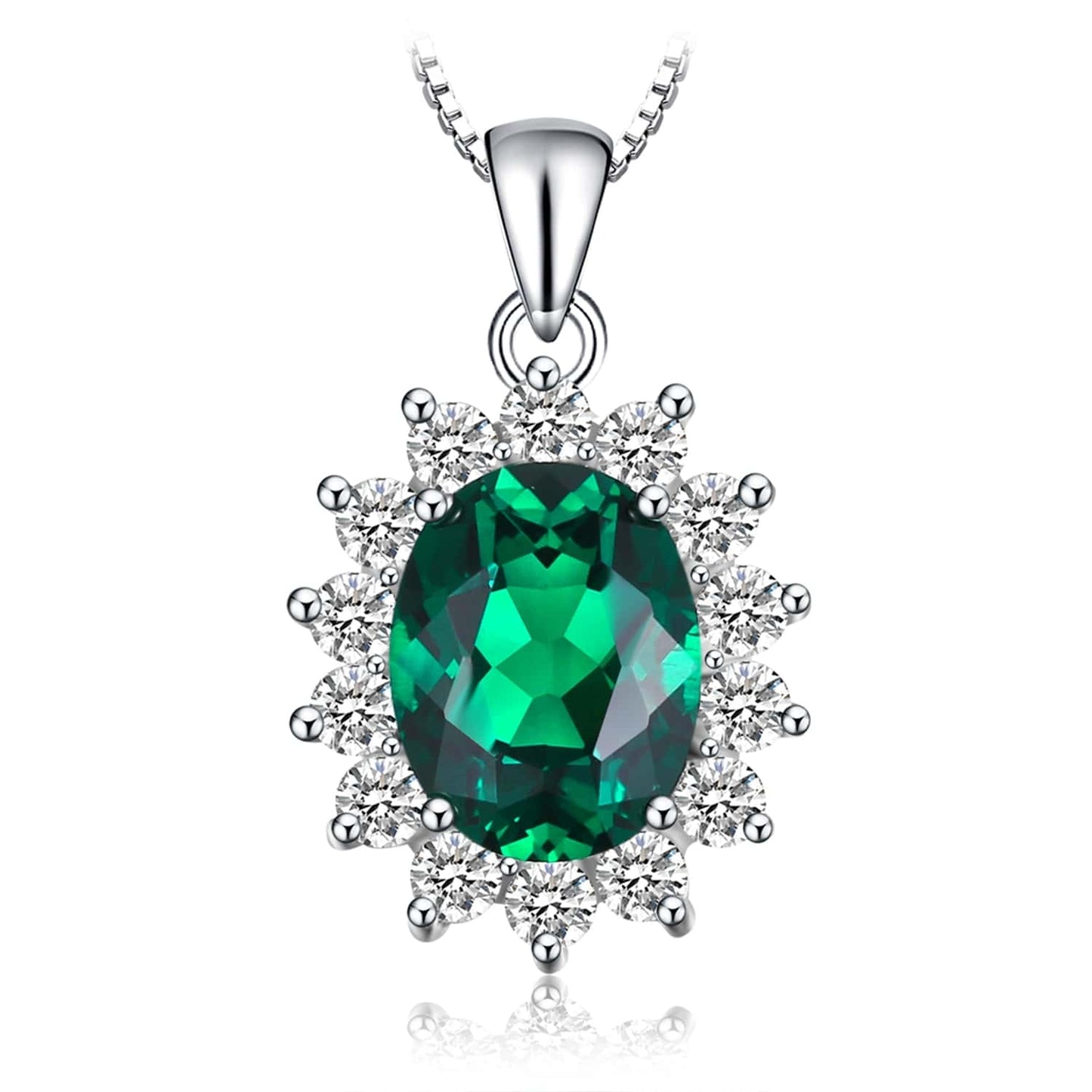 Emerald Diamond Necklace