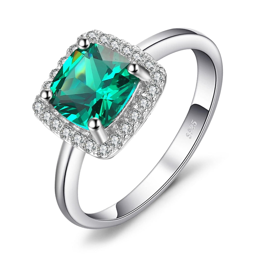 Smaragd diamantring