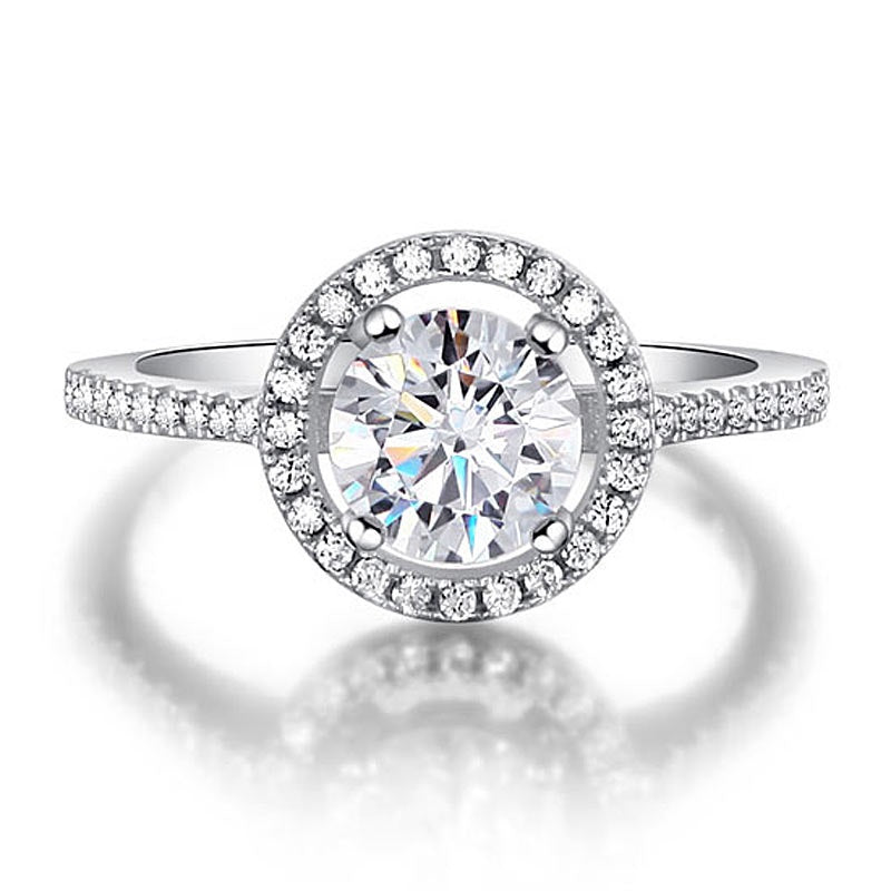 Halo Diamond Ring