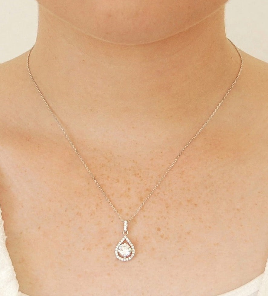 Simulated Diamond Necklace for Women