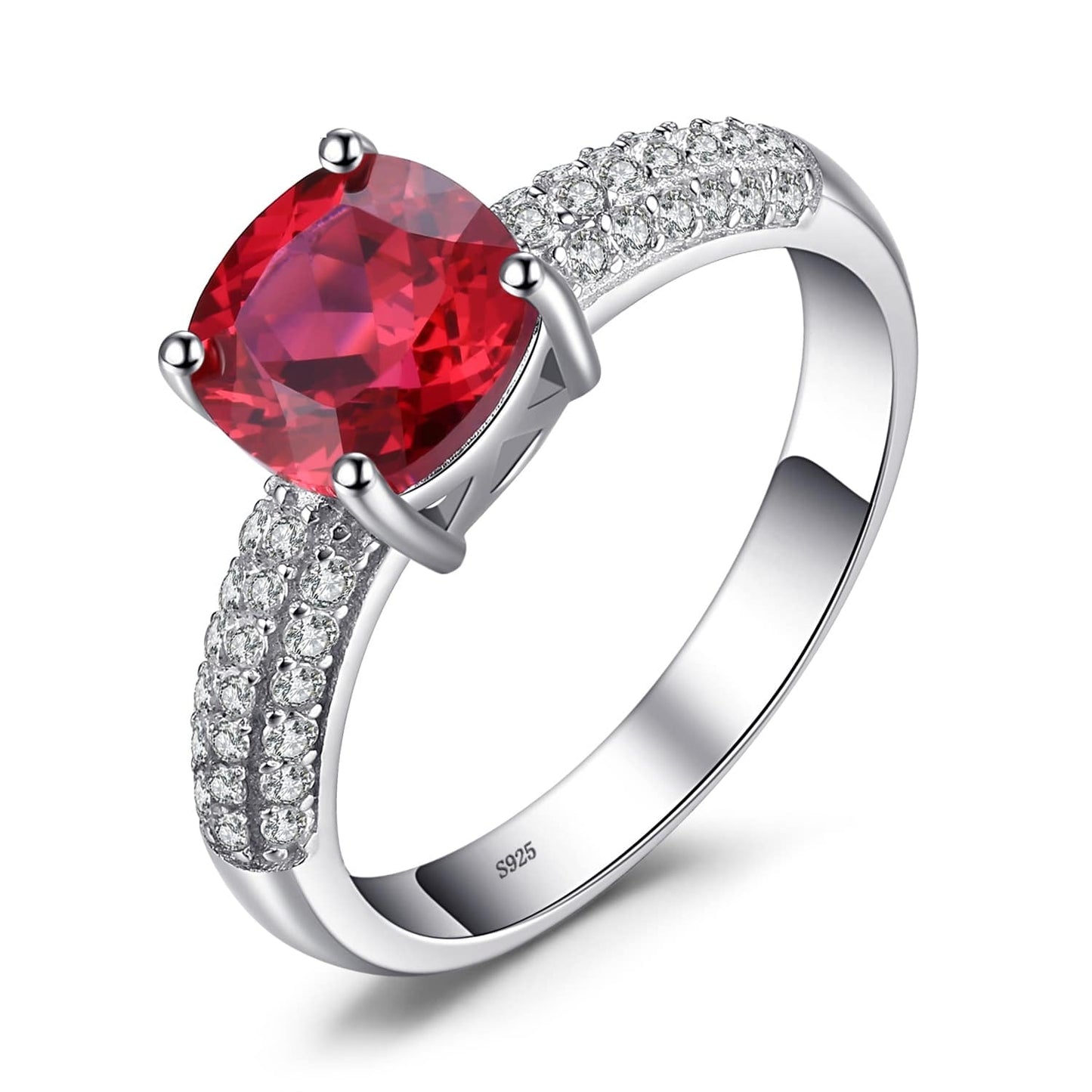 Ruby Solitaire Ring