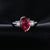 Pear Shaped Ruby Ring