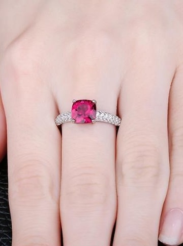 Ruby band rings